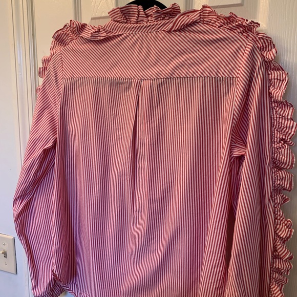 Stripe & Ruffle Pull-Over - Picture 9 of 10